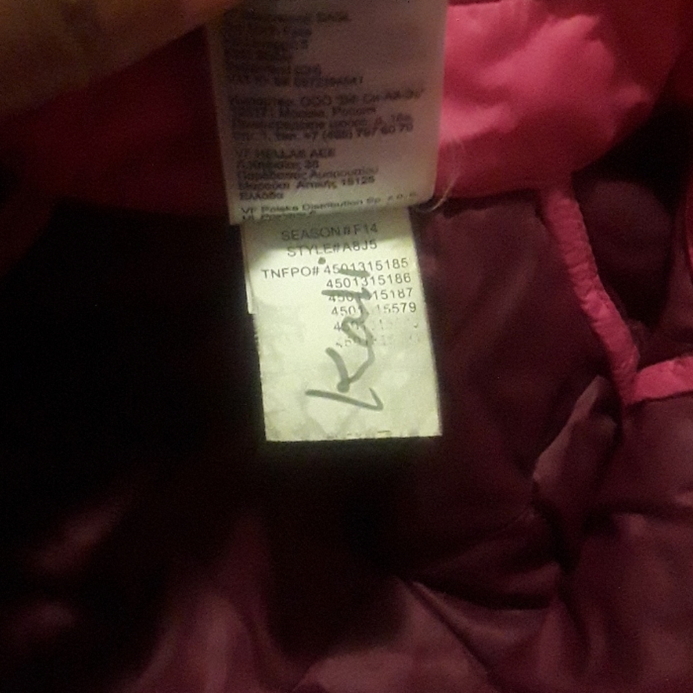 The North Face light pink wind breaker jacket - Picture 8 of 8
